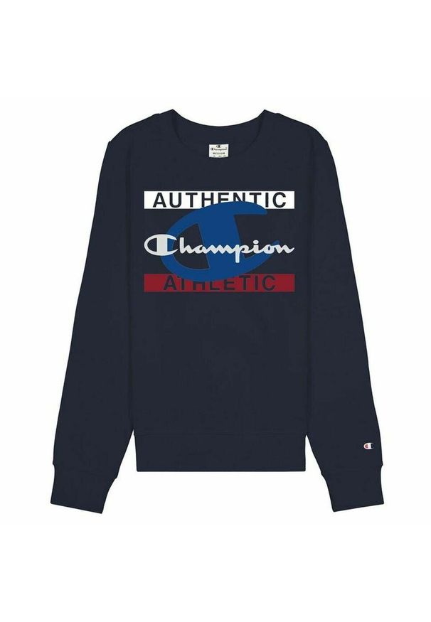 Bluza sportowa męska Champion Crewneck Sweatshirt. Kolor: wielokolorowy, niebieski, fioletowy