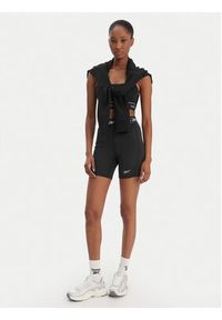 Reebok Szorty sportowe RK25607CCW Czarny Slim Fit. Kolor: czarny. Materiał: syntetyk #3