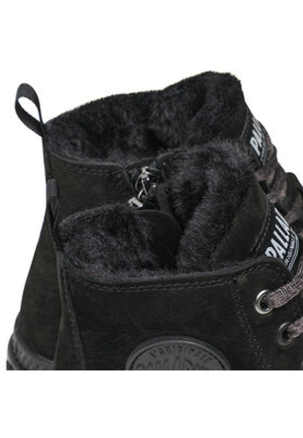 Palladium Trapery Pampa Hi Zip Wl 95982-010-M Czarny. Kolor: czarny. Materiał: skóra, nubuk