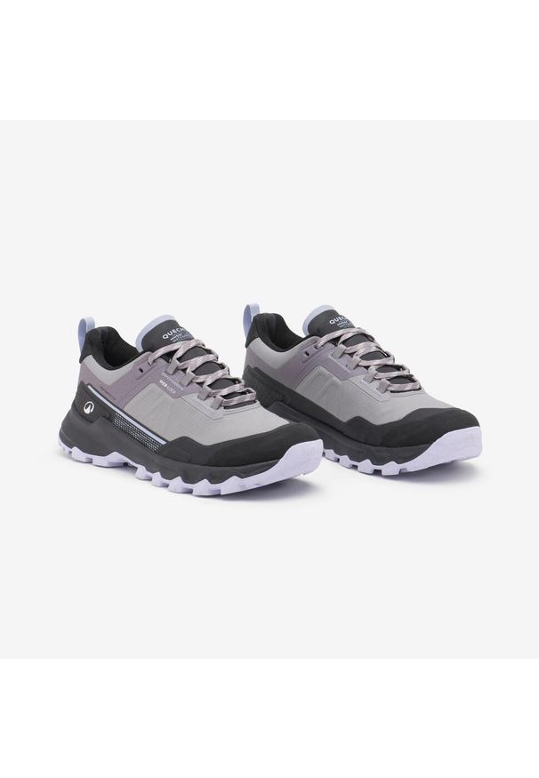 quechua - Buty turystyczne damskie Quechua MH500 wodoodporne. Kolor: fioletowy, wielokolorowy, szary. Materiał: kauczuk. Szerokość cholewki: normalna