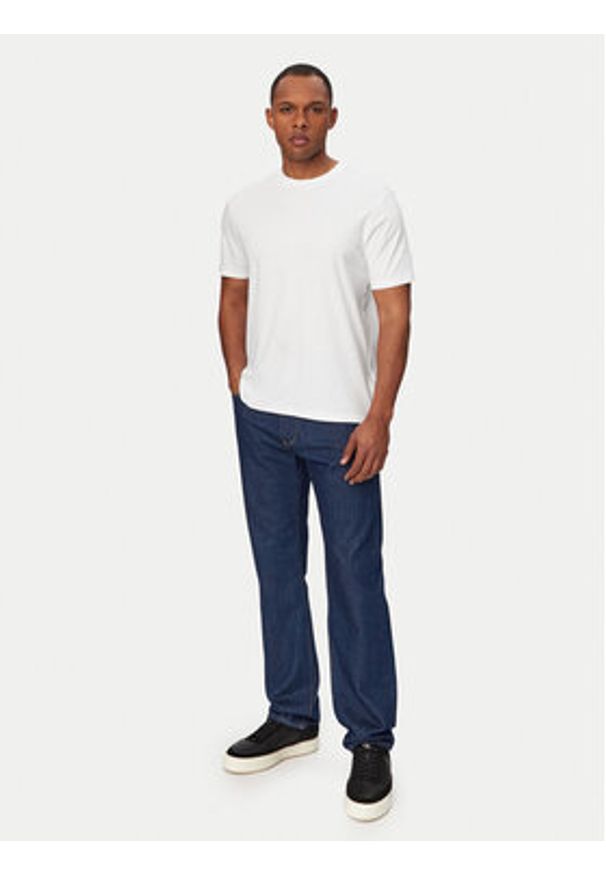 Calvin Klein Koszula LV04LB275G Biały Relaxed Fit. Kolor: biały. Materiał: bawełna