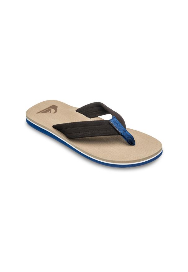 Quiksilver - Sandały dla Mężczyzn MOLOKAI LAYBACK Brązowy. Zapięcie: pasek. Kolor: beżowy. Materiał: guma, syntetyk, materiał. Sezon: lato