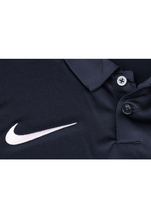 Koszulka sportowa dla dzieci Nike Dry Park 20 Polo. Typ kołnierza: polo. Kolor: niebieski. Sport: piłka nożna