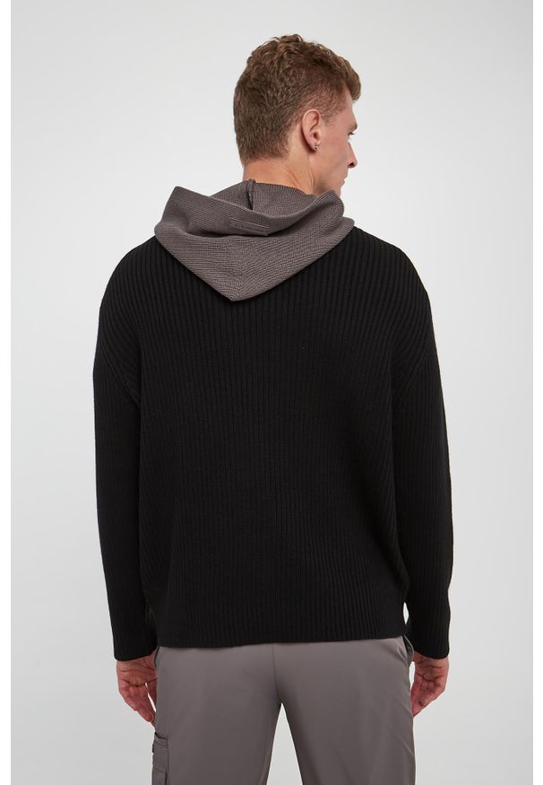 Armani Exchange - Sweter męski z kapturem ARMANI EXCHANGE. Typ kołnierza: kaptur