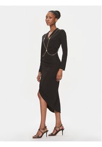 Rinascimento Sukienka koktajlowa CFC0019322002 Czarny Regular Fit. Kolor: czarny. Materiał: syntetyk. Styl: wizytowy #3