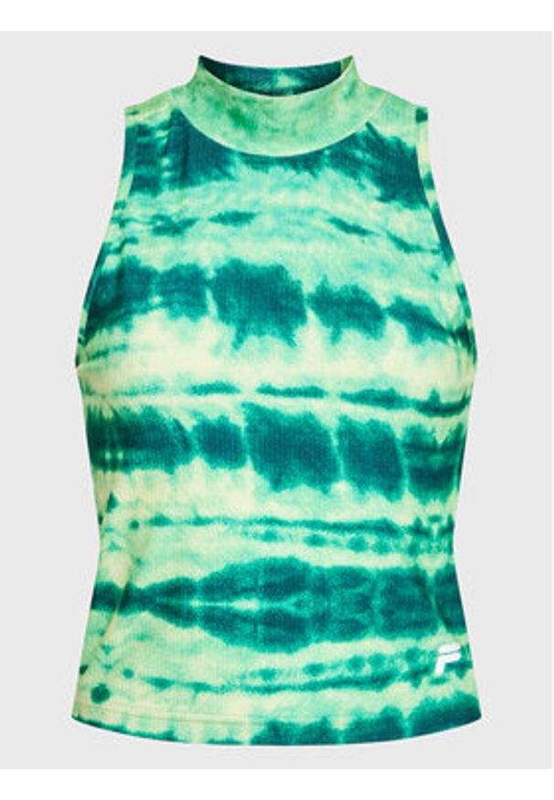 Fila Top Chaumont FAW0221 Zielony Slim Fit. Kolor: zielony. Materiał: syntetyk