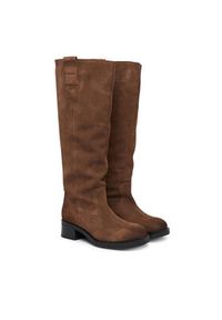 Steve Madden Kozaki Banner SM11003092 Brązowy. Kolor: brązowy. Materiał: zamsz, skóra #5