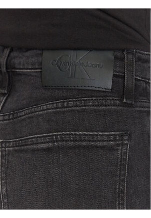 Calvin Klein Jeans Jeansy J20J224518 Czarny Mom Fit. Kolor: czarny