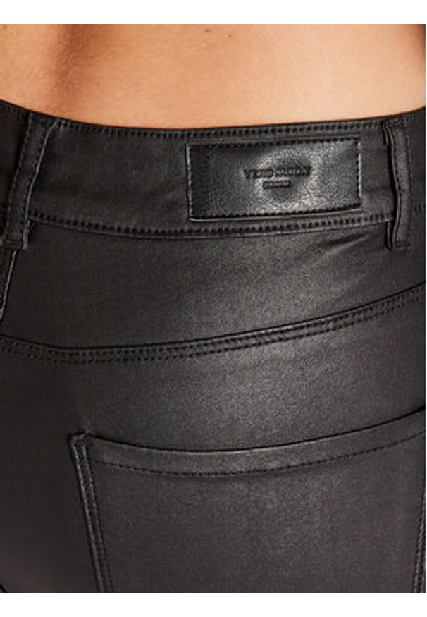 Vero Moda Spodnie materiałowe Seven 10138972 Czarny Slim Fit. Kolor: czarny. Materiał: wiskoza