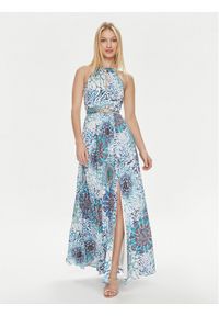 Marciano Guess Sukienka letnia 4GGK14 9739Z Niebieski Regular Fit. Kolor: niebieski. Materiał: syntetyk. Sezon: lato #1