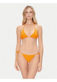 Emporio Armani Bikini EW000786 AF12185 F3003 Pomarańczowy. Kolor: pomarańczowy. Materiał: syntetyk