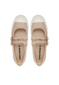 Converse Baleriny Chuck Taylor All Star Dainty Mary Jane A11491C Beżowy. Kolor: beżowy. Materiał: skóra #6