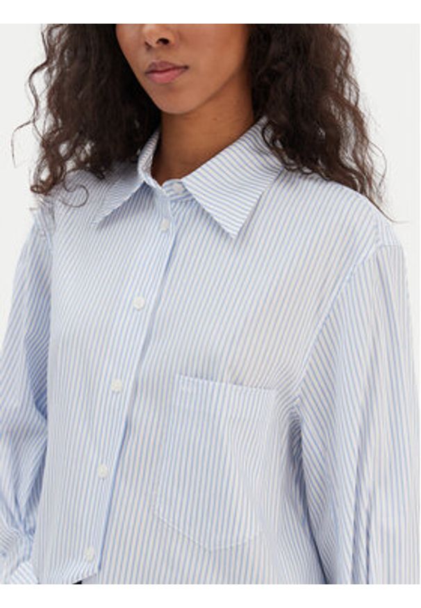 JOOP! Koszula Benice 30100734 Niebieski Relaxed Fit. Kolor: niebieski. Materiał: syntetyk, bawełna