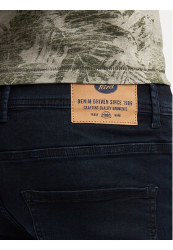 Petrol Industries Szorty jeansowe M-1050-SHO002 Granatowy Regular Fit. Kolor: niebieski. Materiał: bawełna