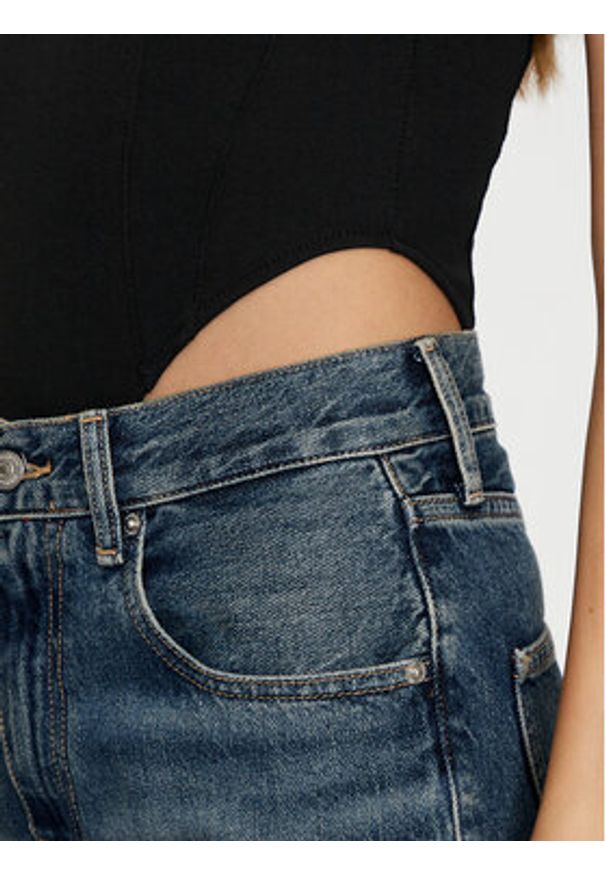 ViCOLO Body TS0377 Czarny Slim Fit. Kolor: czarny. Materiał: bawełna