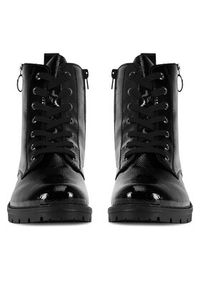 Rieker Trzewiki Y9111-00 Czarny. Kolor: czarny. Materiał: materiał #3