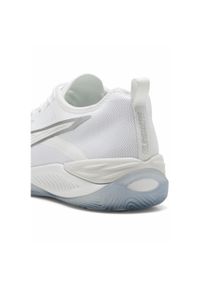 Puma - Buty do piłki ręcznej unisex Eliminate NITRO™ 4 PUMA White Silver Metallic. Kolor: biały, wielokolorowy, szary