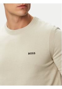 BOSS Sweter KN_Ever-X CN 50556145 Beżowy jasny Regular Fit. Kolor: beżowy. Materiał: bawełna #2