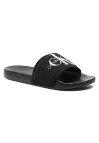 Calvin Klein Jeans Klapki Slide Monogram Co YM0YM00061 Czarny. Kolor: czarny. Materiał: materiał #4