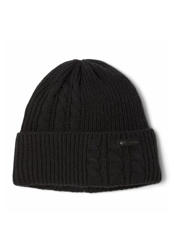 columbia - Czapka Zimowa Unisex Columbia Agate Pass Cable Knit Beanie. Kolor: czarny. Sezon: zima. Styl: sportowy
