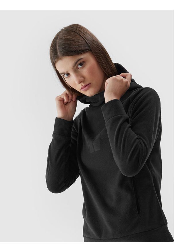 4f - 4F Polar 4FAW23TFLEF148 Czarny Regular Fit. Kolor: czarny. Materiał: syntetyk, polar