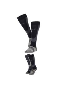 XTREME SOCKSWEAR - Skarpety narciarskie Xtreme, 2 par, Multi Granatowy. Kolor: niebieski. Sport: narciarstwo