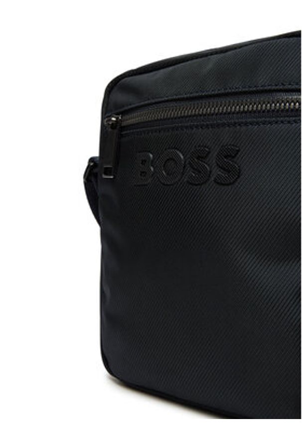 BOSS Saszetka Catch 3.0 NS Zip 50511961 Granatowy. Kolor: niebieski. Materiał: materiał