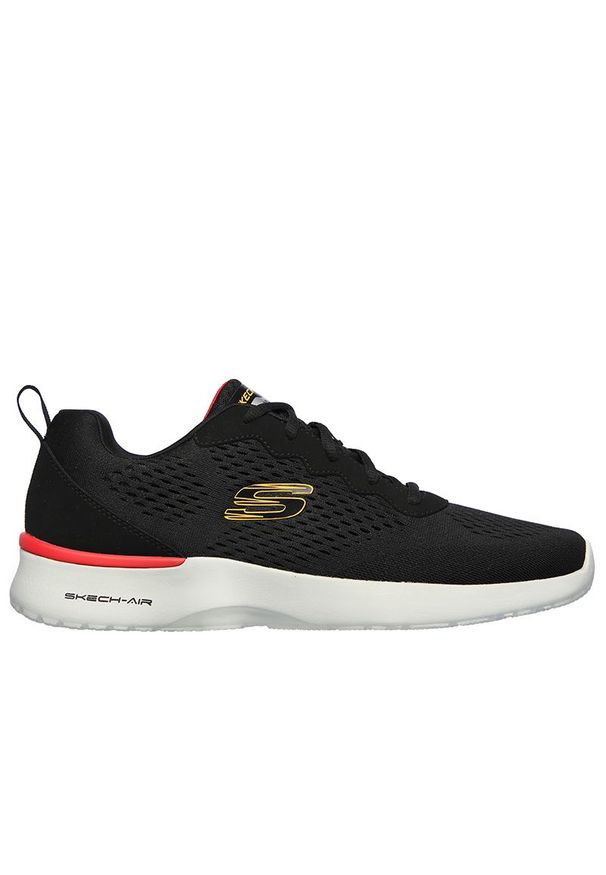 skechers - Buty Skechers Air Dynamight Tuned Up 232291BLK - czarne. Zapięcie: sznurówki. Kolor: czarny. Materiał: dresówka, guma, syntetyk, materiał, jeans. Szerokość cholewki: normalna. Model: Skechers Sport. Sport: turystyka piesza