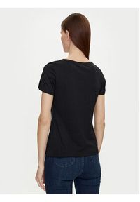 Morgan T-Shirt 241-DONNA Czarny Regular Fit. Kolor: czarny. Materiał: bawełna #6