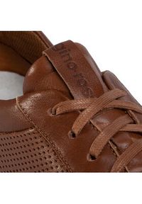 Gino Rossi Sneakersy Taimer MPU328-458-XB00-5000-T Brązowy. Kolor: brązowy. Materiał: skóra