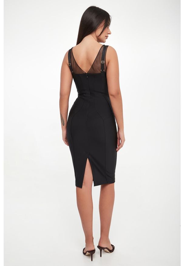 Elisabetta Franchi - Sukienka gorsetowa ELISABETTA FRANCHI. Typ kołnierza: dekolt gorset. Typ sukienki: gorsetowe