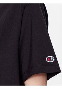 Champion T-Shirt 115498 Czarny Regular Fit. Kolor: czarny. Materiał: bawełna