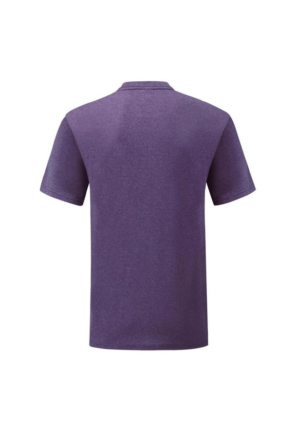 FRUIT OF THE LOOM - Męska Koszulka Valueweight. Kolor: fioletowy