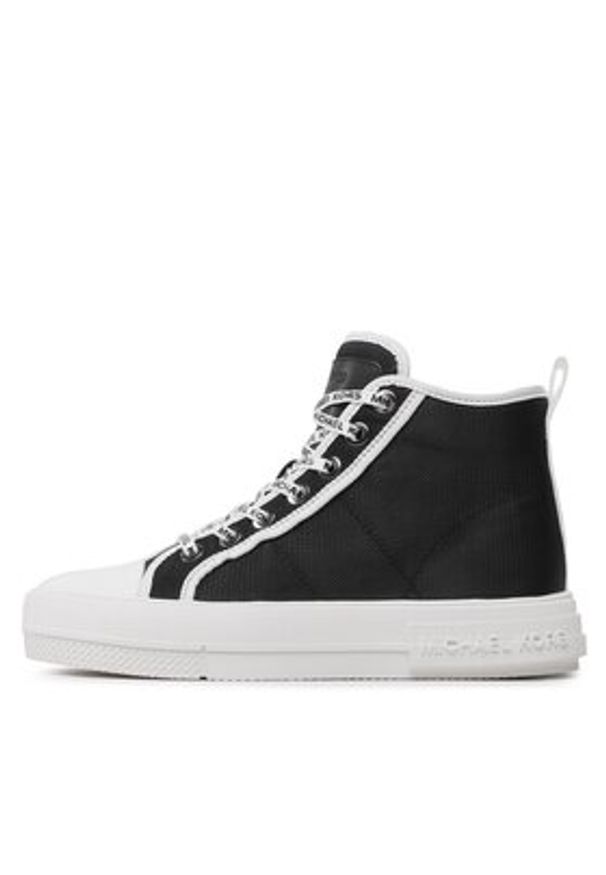 MICHAEL Michael Kors Trampki Evy High Top 43S3EYFE6D Czarny. Kolor: czarny. Materiał: materiał
