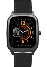 Smartwatch Techmade Smartwatch męski Techmade TM-VISIONB-BKSG czarny pasek. Rodzaj zegarka: smartwatch. Kolor: czarny