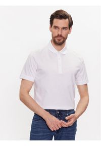 Pierre Cardin Polo 20584/000/2034 Biały Modern Fit. Typ kołnierza: polo. Kolor: biały. Materiał: bawełna #1