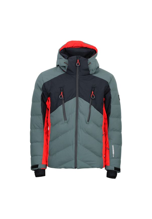 PEAK MOUNTAIN - Kurtka Peak Mountain Chalet. Kolor: zielony. Sezon: zima. Sport: narciarstwo