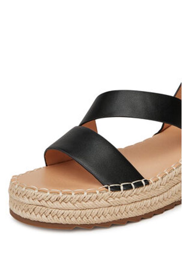 DeeZee Espadryle RS07-24 Czarny. Kolor: czarny. Materiał: materiał, syntetyk