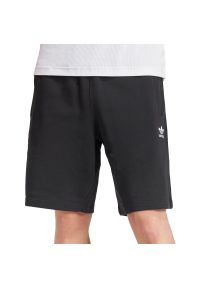 Adidas - Spodenki adidas Originals Essentials Trefoil IY8520 - czarne. Kolor: czarny. Materiał: bawełna. Długość: do kolan. Sport: fitness