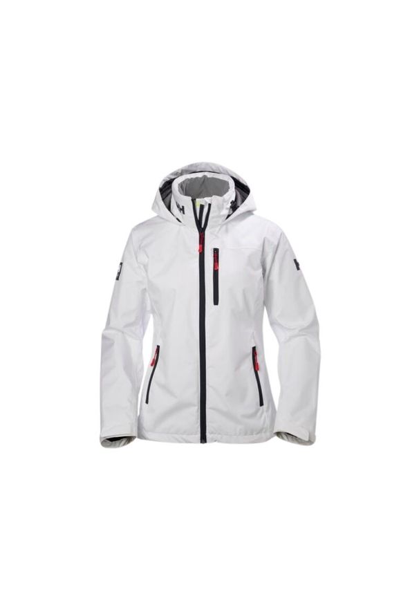 Kurtka uniwersalna damska Helly Hansen Crew Hooded Jacket. Typ kołnierza: kaptur. Kolor: szary, biały, wielokolorowy. Długość: długie. Sport: turystyka piesza