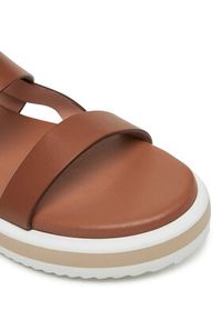 Pollini Sandały SA16483G0MTC0230 Brązowy. Kolor: brązowy. Materiał: skóra