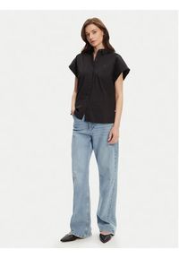 TOMMY HILFIGER - Tommy Hilfiger Koszula WW0WW45897 Czarny Relaxed Fit. Kolor: czarny. Materiał: bawełna #4