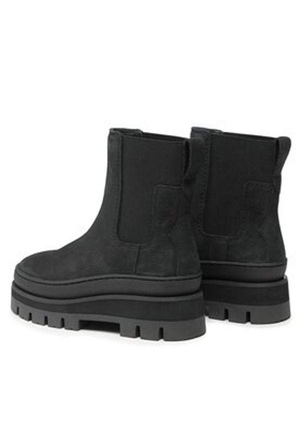 Clarks Sztyblety Orianna2 Top 261740674 Czarny. Kolor: czarny. Materiał: nubuk, skóra