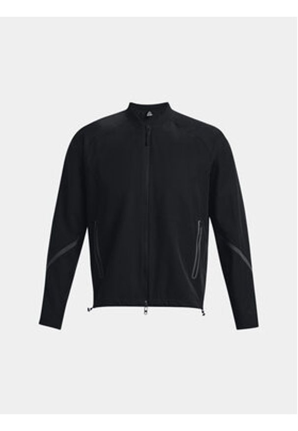 Under Armour Kurtka przejściowa Ua Unstoppable Bomber 1377170-001 Czarny Loose Fit. Kolor: czarny. Materiał: syntetyk