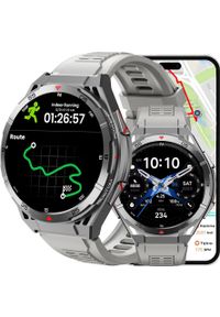 Rubicon - SMARTWATCH z GPS męski do biegania SPORT. Rodzaj zegarka: smartwatch. Styl: sportowy