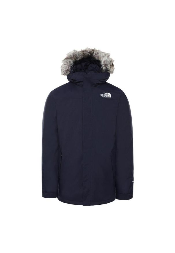 Kurtka turystyczna męska The North Face M Recycled Zaneck Jacket. Kolor: niebieski. Sport: turystyka piesza