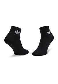 Adidas - adidas Zestaw 3 par wysokich skarpet unisex Mid-Cut Crew FM0643 Czarny. Kolor: czarny. Materiał: materiał
