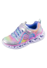 skechers - Buty do chodzenia dla dzieci Skechers Heart Lights Rainbow Lux. Zapięcie: rzepy. Kolor: wielokolorowy. Materiał: syntetyk, tkanina, materiał. Szerokość cholewki: normalna. Model: Skechers Sport. Sport: turystyka piesza