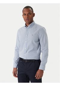 TOMMY HILFIGER - Tommy Hilfiger Koszula MW0MW39459 Niebieski Regular Fit. Kolor: niebieski. Materiał: bawełna #1