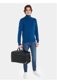 TOMMY HILFIGER - Tommy Hilfiger Torba weekendowa Th Central Duffle AM0AM11582 Czarny. Kolor: czarny. Materiał: skóra #3